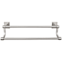 Top Knobs Stratton Bath 18 Inch Double Towel Bar Brushed Satin Nickel