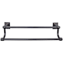 Top Knobs Stratton Bath 18 Inch Double Towel Bar Tuscan Bronze