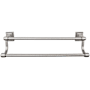 Top Knobs Stratton Bath 24 Inch Double Towel Bar Antique Pewter
