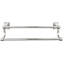Top Knobs Stratton Bath 24 Inch Double Towel Bar Polished Nickel
