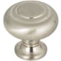 Top Knobs Grace 1-1/4 Inch Mushroom Cabinet Knob from the Kent Collection Brushed Satin Nickel