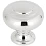 Top Knobs Grace 1-1/4 Inch Mushroom Cabinet Knob from the Kent Collection Polished Chrome