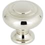 Top Knobs Grace 1-1/4 Inch Mushroom Cabinet Knob from the Kent Collection Polished Nickel