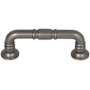 Top Knobs Kent 3 Inch Center to Center Handle Cabinet Pull Ash Grey
