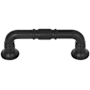 Top Knobs Kent 3 Inch Center to Center Handle Cabinet Pull Flat Black