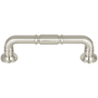 Top Knobs Kent 3-3/4 Inch Center to Center Handle Cabinet Pull Brushed Satin Nickel