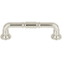 Top Knobs Kent 3-3/4 Inch Center to Center Handle Cabinet Pull Polished Nickel
