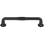 Top Knobs Kent 5-1/16 Inch Center to Center Handle Cabinet Pull Flat Black