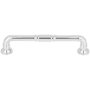 Top Knobs Kent 5-1/16 Inch Center to Center Handle Cabinet Pull Polished Chrome