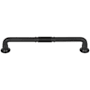 Top Knobs Kent 6-5/16 Inch Center to Center Handle Cabinet Pull Flat Black