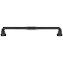 Top Knobs Kent 7-9/16 Inch Center to Center Handle Cabinet Pull Flat Black