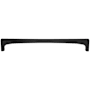 Top Knobs Riverside 7-9/16 Inch Center to Center Handle Cabinet Pull Flat Black