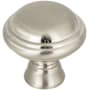 Top Knobs Grace 1-1/4 Inch Mushroom Cabinet Knob from the Henderson Collection Brushed Satin Nickel