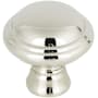 Top Knobs Grace 1-1/4 Inch Mushroom Cabinet Knob from the Henderson Collection Polished Nickel