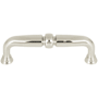 Top Knobs Henderson 3-3/4 Inch Center to Center Handle Cabinet Pull Polished Nickel