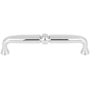 Top Knobs Henderson 5-1/16 Inch Center to Center Handle Cabinet Pull Polished Chrome