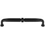 Top Knobs Henderson 6-5/16 Inch Center to Center Handle Cabinet Pull Flat Black