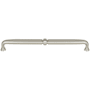 Top Knobs Henderson 8-13/16 Inch Center to Center Handle Cabinet Pull Brushed Satin Nickel