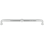 Top Knobs Henderson 8-13/16 Inch Center to Center Handle Cabinet Pull Polished Chrome