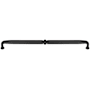 Top Knobs Henderson 12 Inch Center to Center Handle Cabinet Pull Flat Black