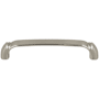 Top Knobs Pomander 5-1/16 Inch Center to Center Handle Cabinet Pull Brushed Satin Nickel