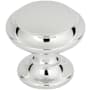 Top Knobs Grace 1-1/4 Inch Mushroom Cabinet Knob from the Barrow Collection Polished Chrome