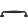 Top Knobs Barrow 5-1/16 Inch Center to Center Handle Cabinet Pull Flat Black