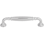 Top Knobs Barrow 5-1/16 Inch Center to Center Handle Cabinet Pull Polished Chrome