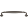 Top Knobs Barrow 6-5/16 Inch Center to Center Handle Cabinet Pull Ash Grey