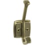 Top Knobs Hooks Double Robe Hook Honey Bronze