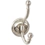 Top Knobs Hooks Double Robe Hook Brushed Satin Nickel