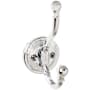 Top Knobs Hooks Double Robe Hook Polished Chrome