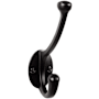 Top Knobs Hooks Double Robe Hook Flat Black