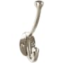 Top Knobs Hooks Double Robe Hook Brushed Satin Nickel