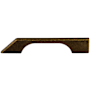 Top Knobs Tapered 5 Inch Center to Center Handle Cabinet Pull from the Sanctuary Collection German Bronze
