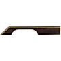 Top Knobs Tapered 7 Inch Center to Center Handle Cabinet Pull from the Sanctuary Collection German Bronze