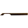 Top Knobs Tapered 12 Inch Center to Center Handle Cabinet Pull from the Sanctuary Collection German Bronze
