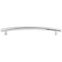 Top Knobs Curved 12 Inch Center to Center Appliance Pull from the Appliance Collection Polished Chrome