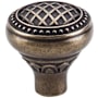 Top Knobs Trevi 1-5/16 Inch Mushroom Cabinet Knob from the Trevi Collection German Bronze