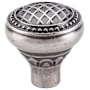 Top Knobs Trevi 1-5/16 Inch Mushroom Cabinet Knob from the Trevi Collection Antique Pewter