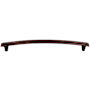 Top Knobs Trevi 12 Inch Center to Center Appliance Pull from the Trevi Collection Tuscan Bronze