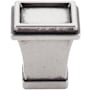 Top Knobs Great Wall 1-1/8 Inch Square Cabinet Knob from the Great Wall Collection Pewter Antique