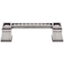 Top Knobs Great Wall 4 Inch Center to Center Handle Cabinet Pull from the Great Wall Collection Antique Pewter
