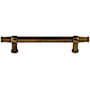 Top Knobs Luxor 5 Inch Center to Center Bar Cabinet Pull from the Luxor Collection German Bronze