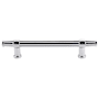 Top Knobs Luxor 5 Inch (128 mm) Center to Center Bar Cabinet Pull from the Luxor Series - 10 Pack Polished Chrome