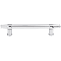 Top Knobs Luxor 5 Inch Center to Center Bar Cabinet Pull from the Luxor Collection Polished Chrome