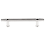 Top Knobs Luxor 5 Inch (128 mm) Center to Center Bar Cabinet Pull from the Luxor Series - 10 Pack Polished Nickel
