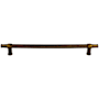 Top Knobs Luxor 12 Inch Center to Center Appliance Pull from the Luxor Collection German Bronze