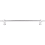Top Knobs Luxor 12 Inch Center to Center Appliance Pull from the Luxor Collection Polished Chrome