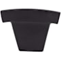 Top Knobs Arched 1-1/2 Inch Bar Cabinet Knob from the Sanctuary Collection Flat Black